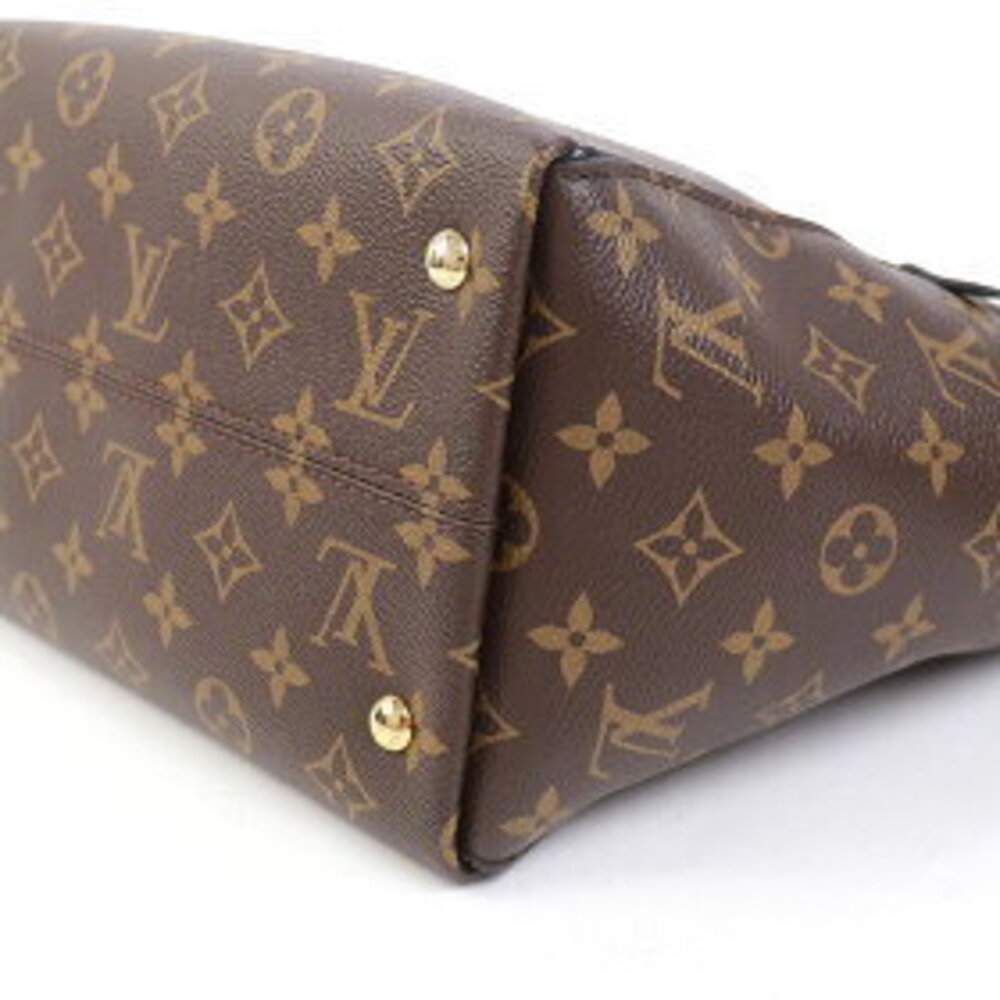 Louis Vuitton Black Noir Monogram HAND TOURNEL LV Leather Black Shoulder - Picture 9 of 9